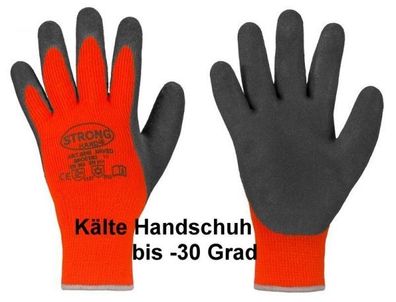 5 Paar Thermo Winter Handschuh StrongHand Arbeitshandschuh -30 Grad Kältehandschuh