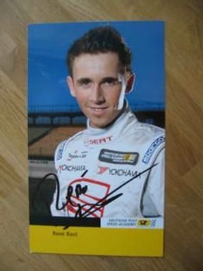 Rennfahrer René Rast - handsigniertes Autogramm!!!
