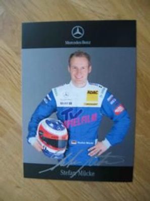 Mercedes-Rennfahrerstar Stefan Mücke - Autogramm!