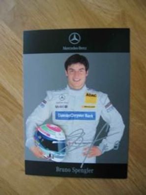 Mercedes-Rennfahrerstar Bruno Spengler - Autogramm!