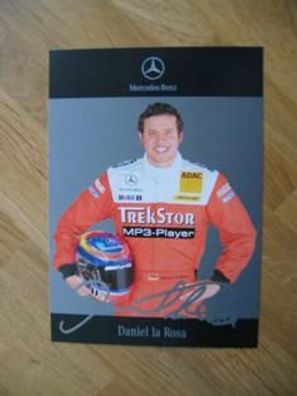 Mercedes-Rennfahrerstar Daniel la Rosa - Autogramm!