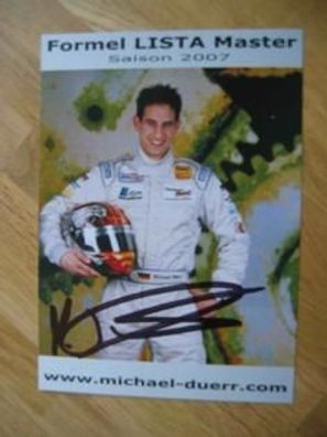 Rennfahrer Michael A. Dürr - handsigniertes Autogramm!!!