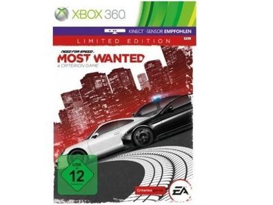 XBox 360 Most wanted Limited Edition das Beste Speil von Microsoft USK 12