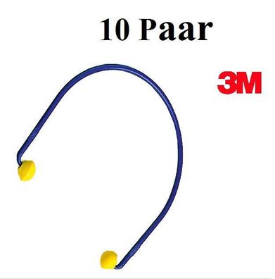 10Paar 3M Ear Bügelgehörschutz Caps 200 Gehörschutz Gehörschutzstöpsel mit Bügel