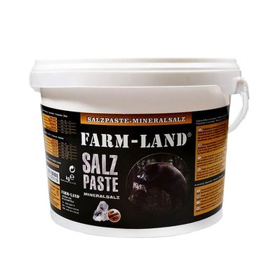 FARM-LAND Salzpaste Salz Mineralsalze Wild Fütterung Kirrung Jagd Revier 2,5kg