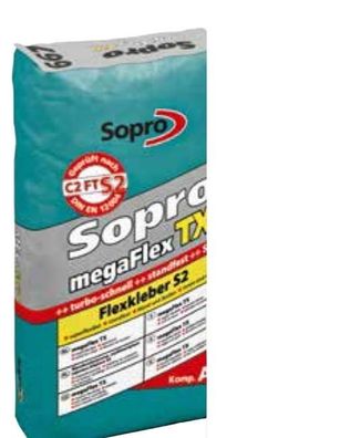 Sopro MegaFlex TX MEG 667 Kleber Ko. A Flexkleber Fliesenkleber Mörtel 25KG