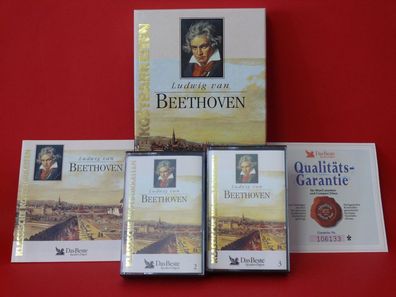 Ludwig Van Beethoven 2 Musik Kassetten Geschenk Box MC das Beste Readers Digest