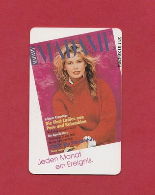Claudia Schiffer auf Telefonkarte (S 27 von 10.1991 ), postfrisch - ungebraucht