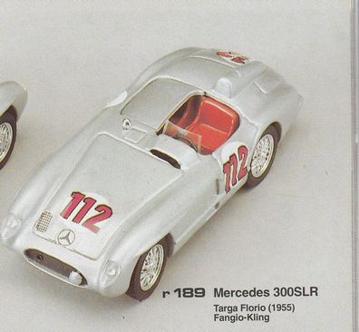 189 - Mercedes 300 SLR, Targa Florio, Fangio / Kling, Brumm