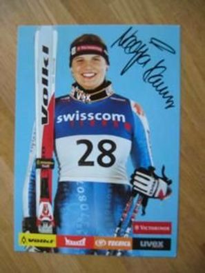 Skistar Nadja Kamer - handsigniertes Autogramm!