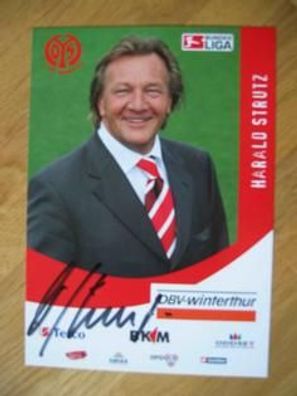 Präsident FSV Mainz 05 Harald Strutz - Autogramm!