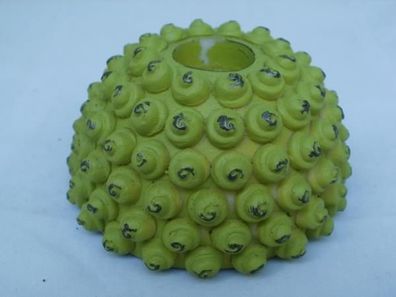 Kerzenhalter in Grün mit Noppen-Optik für Maxi-Teelichter, 10 cm