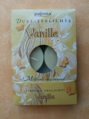 Duft-Teelichter Vanille 6 Stück
