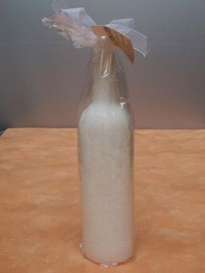 Kerze in der Form einer kleinen Flasche, 17,5 cm