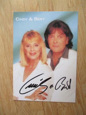 Schlagerstars Cindy & Bert - handsignierte Autogramme!!!