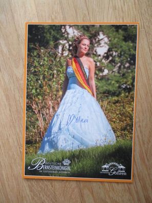 Deutsche Bernsteinkönigin 2015/2016 Maxi Diwisch - handsigniertes Autogramm!!!
