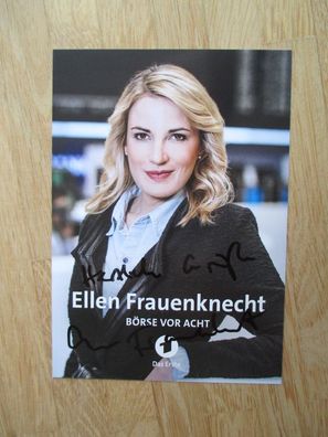 NDR Fernsehmoderatorin Ellen Frauenknecht - handsigniertes Autogramm!!!