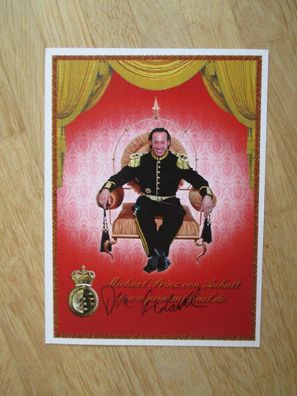 Prinz Maximilian Michael von Anhalt - handsigniertes Autogramm!!!