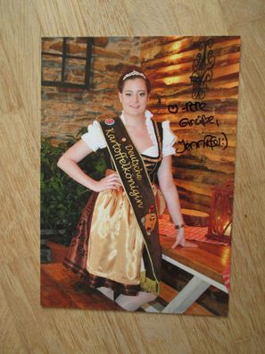 Deutsche Kartoffelkönigin 2016 Jennifer - handsigniertes Autogramm!!!