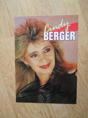 Schlagerstar Cindy Berger - handsigniertes Autogramm!!!