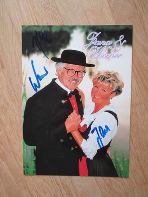 Schlagerstars Jana & Werner - handsignierte Autogramme!!!