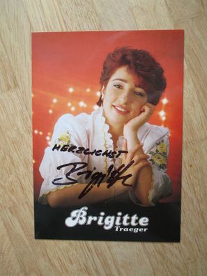 Schlagerstar Brigitte Traeger - handsigniertes Autogramm!!!