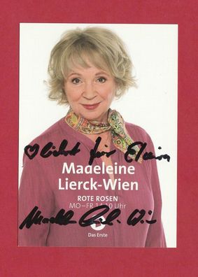 Madeleine Lierck Wien ( Rote Rosen ) - persönlich signiert