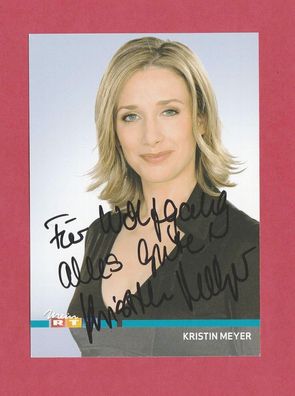 Kristin Meyer - persönlich signierte Autogrammkarte