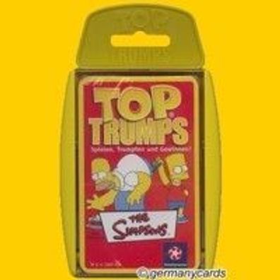 Quartett Trumpf Kartenspiel * Winning Moves 2007* The Simpsons