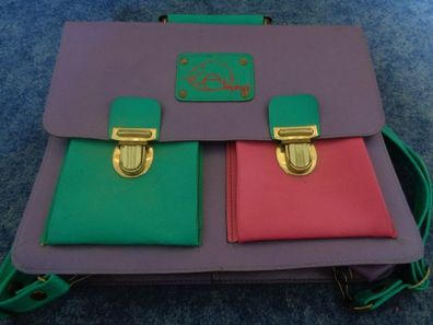 farbenfrohe Schultasche, Schulmappe, Vorschultasche aus den 70er Jahren-Elephant