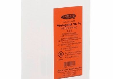 Kitzinger Weingeist 96% 1 Liter