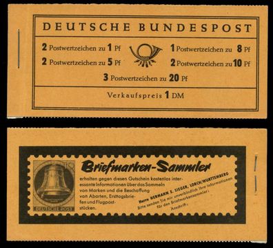 BRD BUND Markenheftchen Nr MH 4YII postfrisch X6C66CE