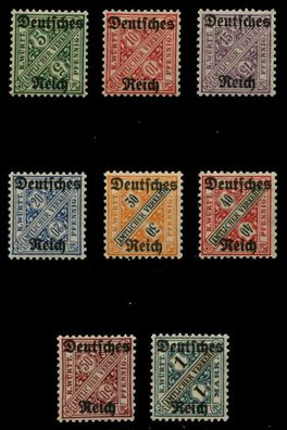 D-REICH DIENST Nr 57-64 postfrisch X6EFDBE