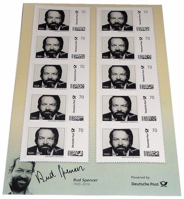 Bud Spencer Briefmarken 10er Set Briefmarken a 70 Cent