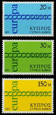 ZYPERN 1971 Nr 359-361 postfrisch S039E3E