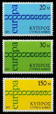 ZYPERN 1971 Nr 359-361 postfrisch X933C2A