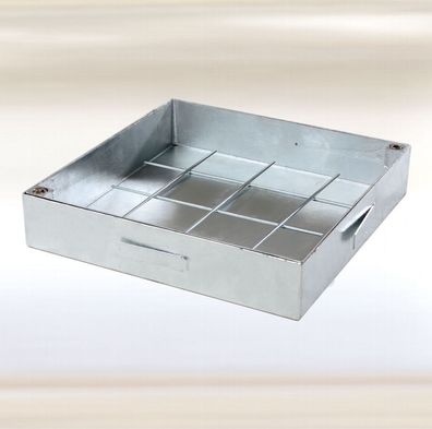 Schachtabdeckung ECO Schachtdeckel Verzinkt AUßEN 100 x 100 CM HÖHE 5 CM