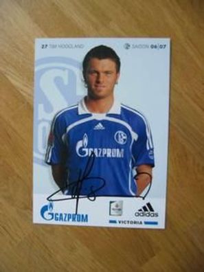 FC Schalke 04 Saison 06/07 Tim Hoogland hands Autogramm