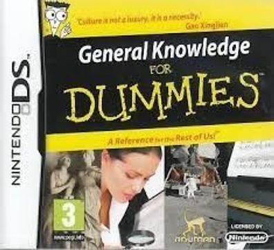 General Knowlege for Dummies Nintendo DS Speil Wie steht´s um Dein Allgemeinwissen?