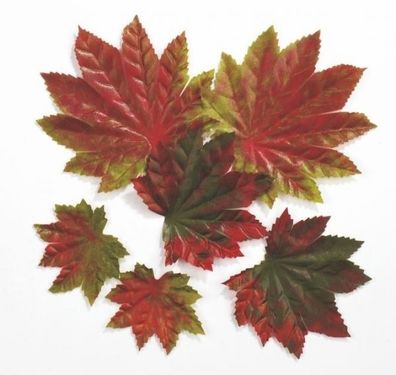 Dekostreu "Herbstblätter" - 6 Stück/ Paket - Herbstliche Tischdekoration