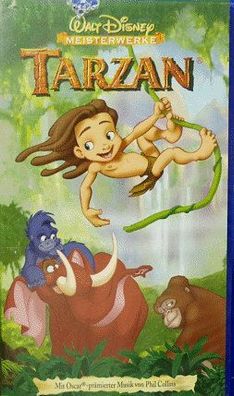 Walt Disney Tarzan - VHS Video Kassette - Trickfilm Spielfilm Kinderfilm