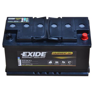 EXIDE Equipment ES900 12V 80AH Starterbatterie EN (A):540 Marine Boot Wohnmobile
