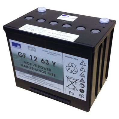Exide GF Sonnenschein GEL-Batterie Dryfit Traction Block GF 12 63 Y O 12V 63AH