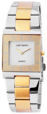 Just Watches Damen Quarzuhr Modell JW10757-BC Bicolor Edelstahl Armband