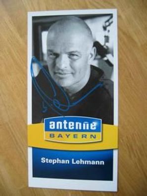 FC Bayern München Antenne Bayern - Stephan Lehmann - handsigniertes Autogramm!!!