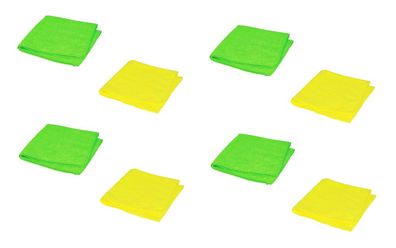 8 Stück Microfasertücher Microtücher Poliertücher Staubtuch Microtuch Wischtuch