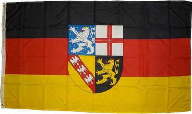 Flagge Saarland 90 x 150 cm Fahne mit 2 Ösen 100g/ m² Stoffgewicht Hissflagge Hissen