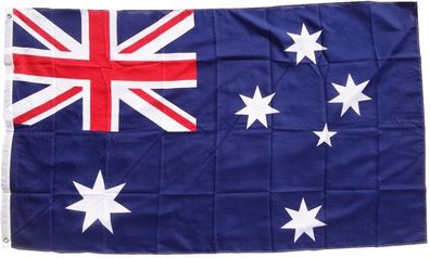 Flagge Australien 90 x 150 cm Fahne mit 2 Ösen 100g/ m² Stoffgewicht Hissflagge Hiss