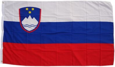 Flagge Slowenien 90 x 150 cm Fahne mit 2 Ösen 100g/ m² Stoffgewicht Hissflagge Hisse