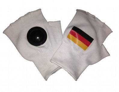 Clip-Clappers Klatsch Handschuhe mit Deutschland Fahne Gr. Uni Fanartikel mit Fahne